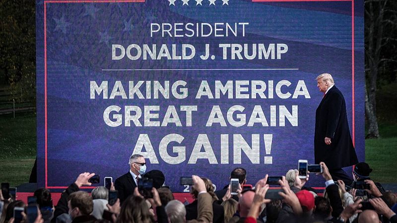 20 horas informativos Fin de semana - La campaña electoral encara la recta final y 91 millones de estadounidenses ya han votado - Escuchar ahora