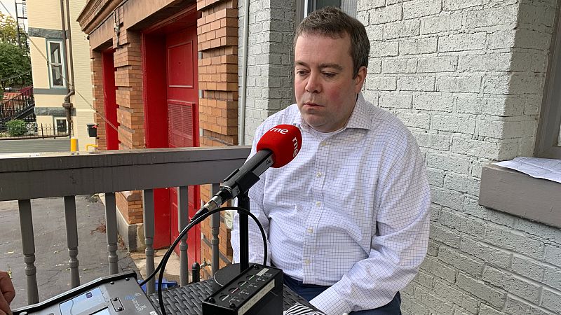 Las mañanas de RNE - Stan Veuger: "Trump, por su comportamiento, distrae de la figura de Biden" - Escuchar ahora