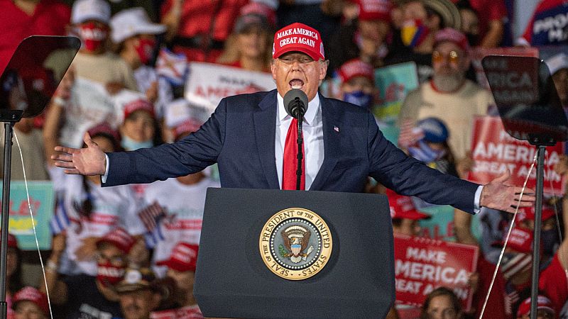 24 horas - Trump y Biden viven las últimas horas antes de enfrentarse a las urnas - Escuchar ahora