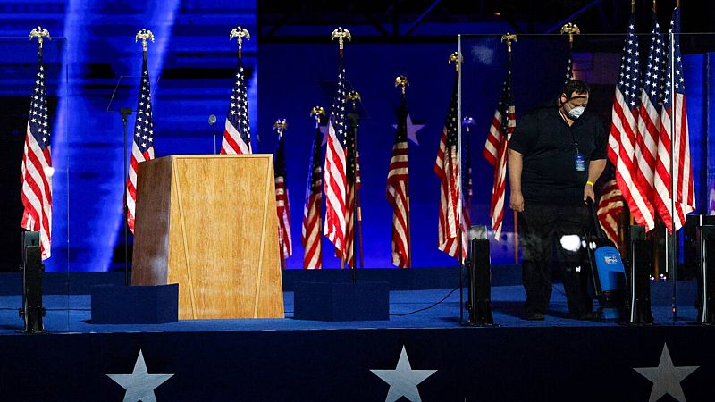 24 horas informativos Fin de semana - Primera comparecencia de Biden donde se espera se autoproclame presidente de todos los estadounidenses - Escuchar ahora 