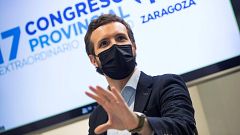 20 horas informativos Fin de semana - Casado afirma que Sánchez al pactar con EH Bildu los presupuestos "ha cruzado una línea negra"