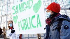 24 horas Fin de Semana - 20 horas - El personal sanitario madrileño protesta contra la gestión sanitaria de la comunidad y exige que se refuerce