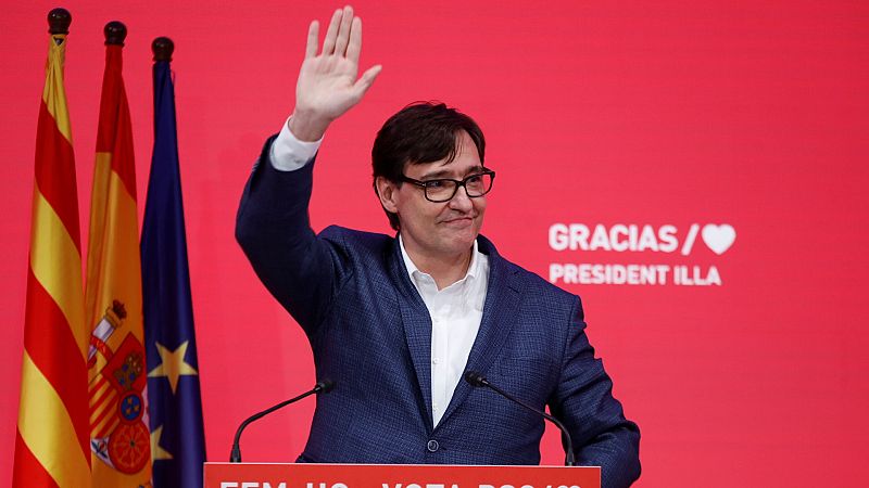 Especiales informativos RNE - Illa anuncia que se presentará a la investidura: "El cambio es Cataluña es imparable" - Escuchar ahora