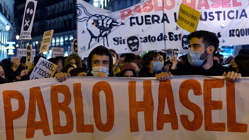 24 horas - Incidentes en las protestas que piden la libertad de Pablo Hasel - Escuchar ahora