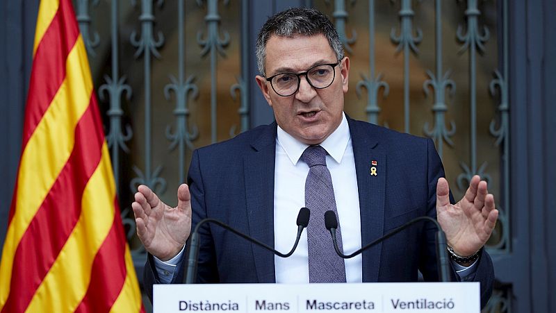 14 horas Fin de Semana - El consejero catalán de Interior reconoce la presencia de violencia extrema durante las movilizaciones - Escuchar ahora