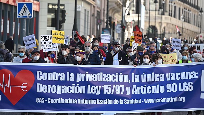 14 Horas Fin de Semana - Manifestaciones en contra de la privatización de la sanidad - Escuchar ahora