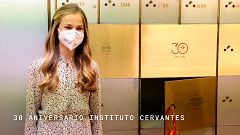 La ventana del Cervantes - La Princesa de Asturias abre el 30 aniversario del Cervantes- 27/03/21