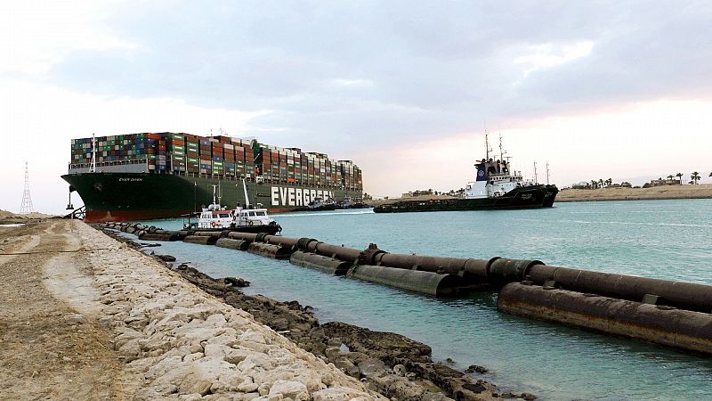 Españoles en la mar - Los supercargueros y el Canal de Suez - 26/03/21 - Escuchar ahora