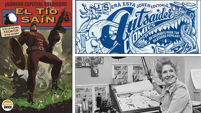 ¡Qué de cómics! - El Tío Saín más solidario, Autsider cómics y Dale Messick - Escuchar ahora