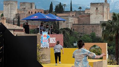 Tablero deportivo - Circuito de parkour por las calles de Granada