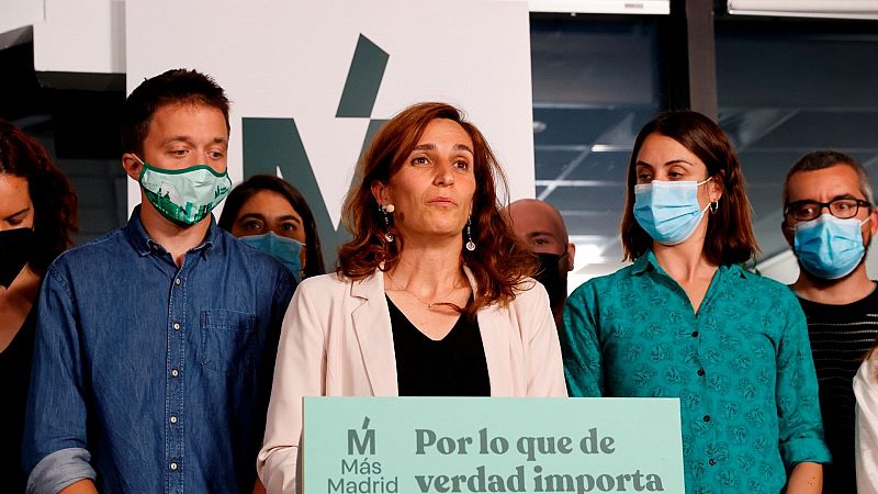 Especiales informativos RNE - Más Madrid adelanta al PSOE como segunda fuerza en número de votos - Escuchar ahora