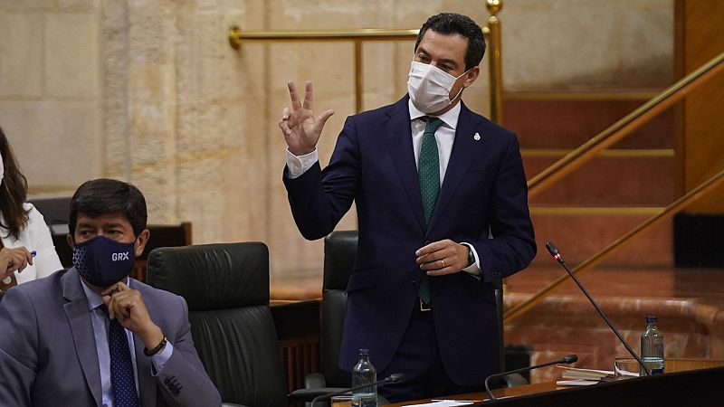 Informativo Andalucía Tarde - Juan Manuel Moreno positivo por coronavirus - Escuchar ahora