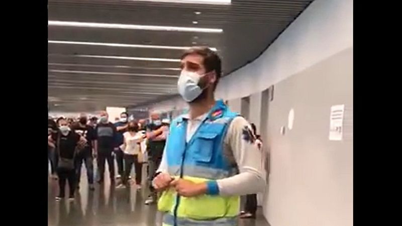 Madrid Informativos - RNE - Jorge Prieto, el enfermero viral del Wanda: "El humor es la llave perfecta para entrar en las personas" - Escuchar ahora 