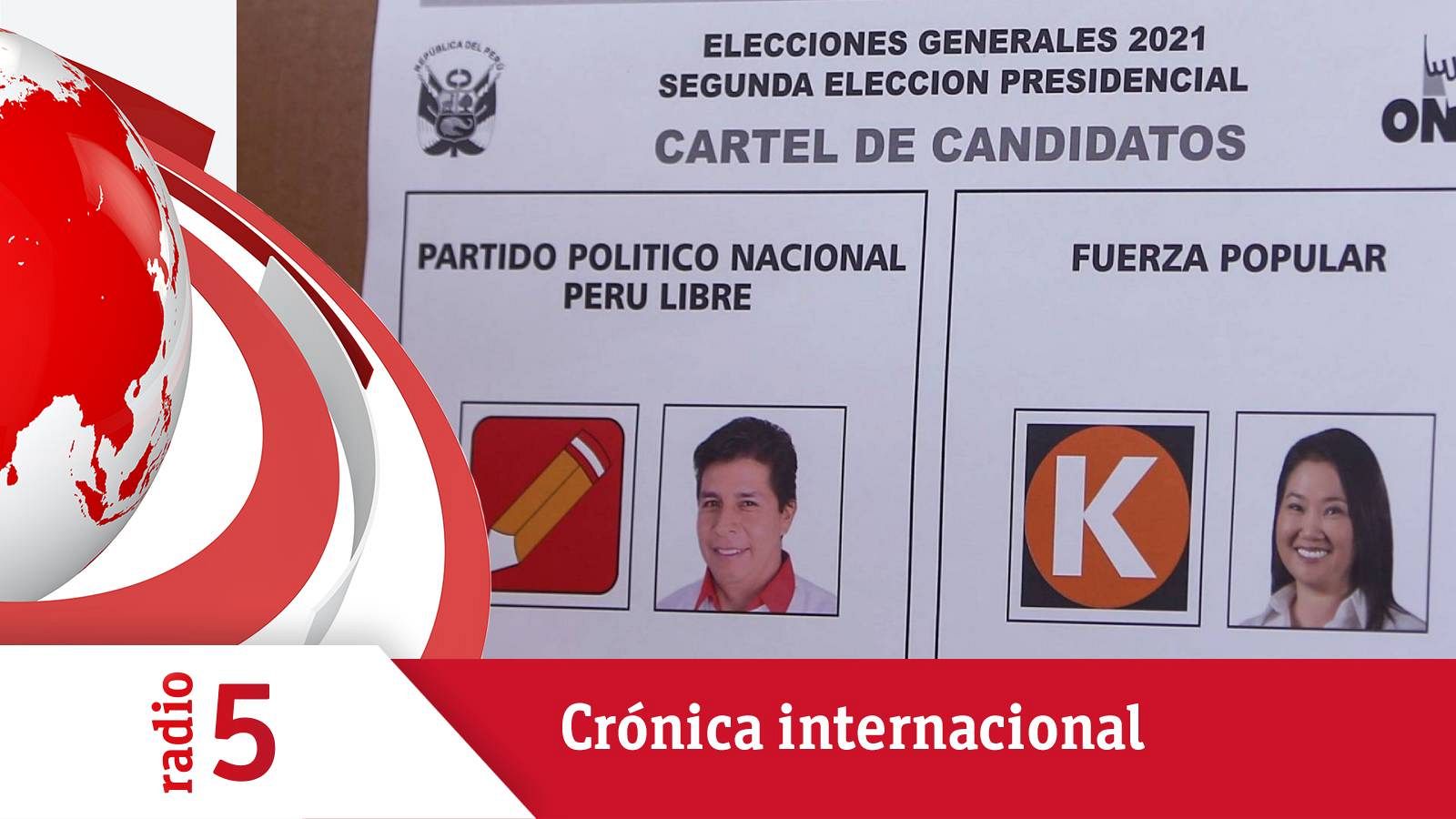 Crónica Internacional - Keiko Fujimori lidera un ajustado recuento en Perú - Escuchar ahora
