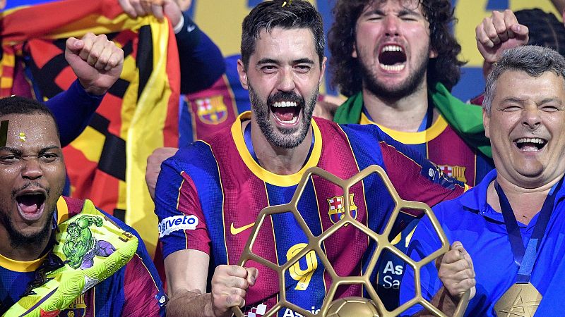 Raúl Entrerríos: "La idea es continuar en el Barcelona en la sección, ayudando a la base, donde el club me necesite"