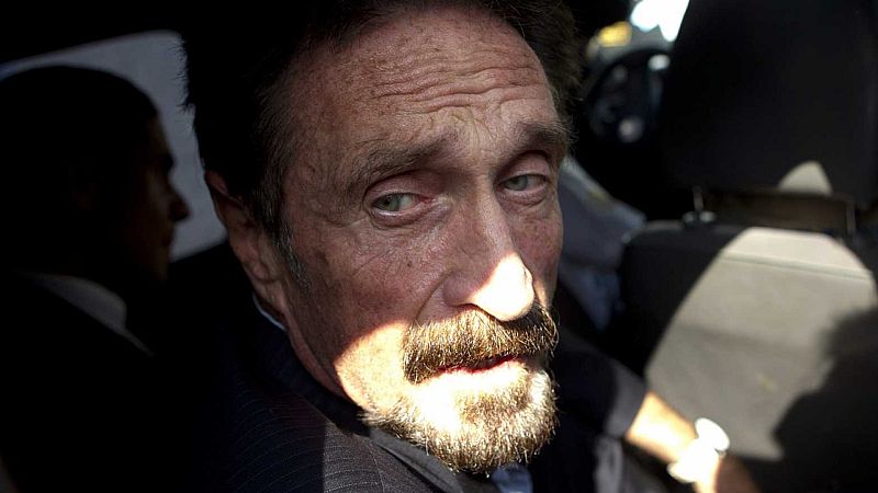 24 horas - John McAfee, hallado muerto en una cárcel de Barcelona