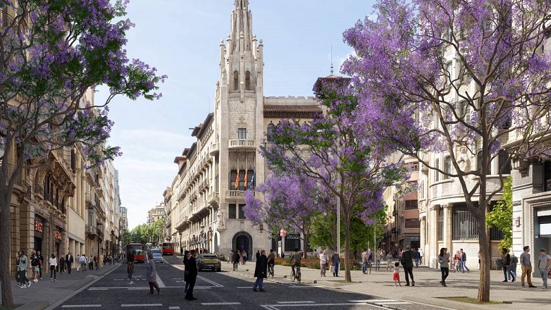 L'Ajuntament de Barcelona preveu començar la transformació de la Via Laietana l'estiu del 2022