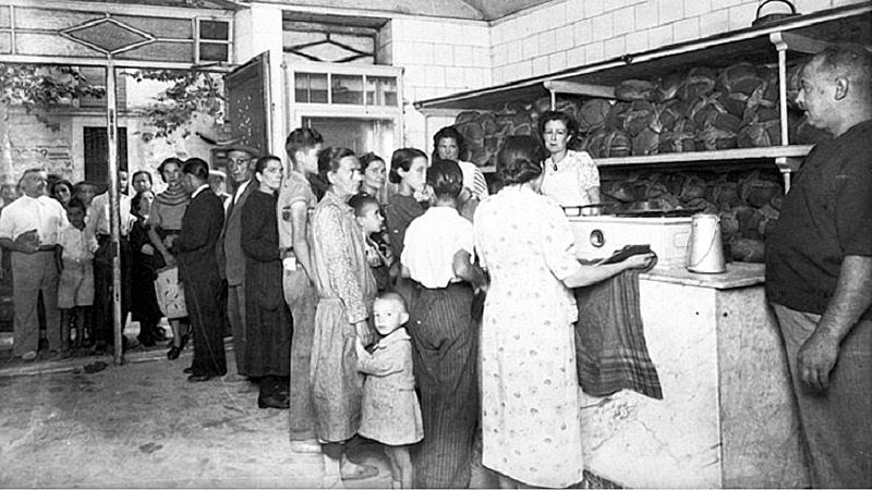 Años de estraperlo y pan negro: el hambre del franquismo