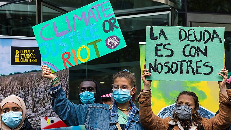 Espaa a las 8 Fin de Semana - Marcha hasta la COP26 para exigir acuerdos: "Los polticos tienen esa responsabilidad" - Escuchar ahora