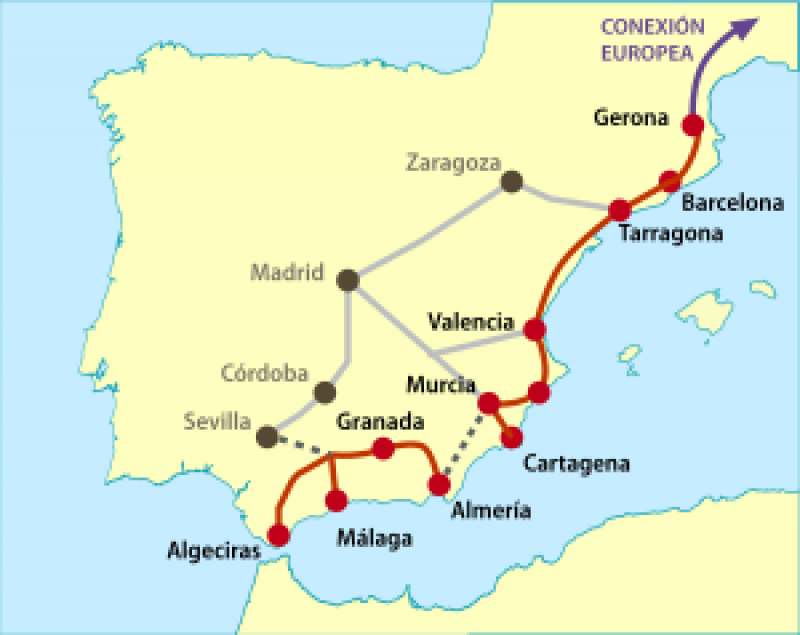 Boira fija en 2030 fin obras corredor mediterraneo - 10/11/21