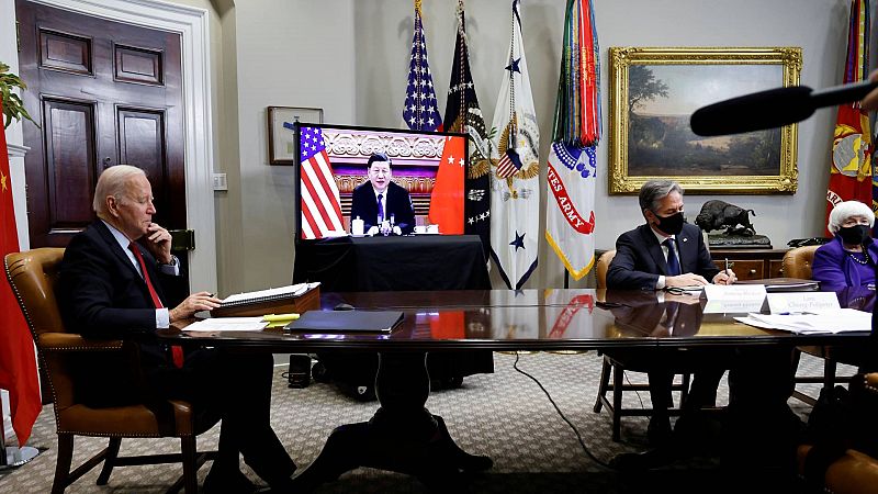 Cinco Continentes - Primer encuentro virtual entre Joe Biden y Xi Jinping - Escuchar ahora