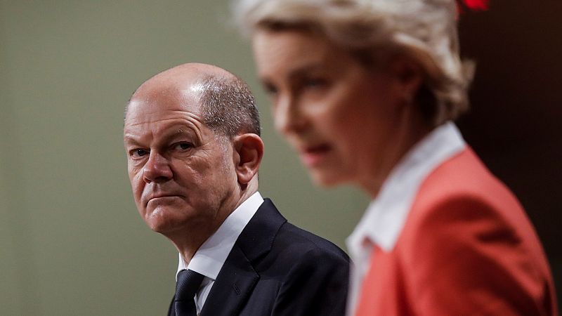 24 horas - Scholz reafirma ante Von der Leyen su compromiso con la Unión Europea - Escuchar ahora