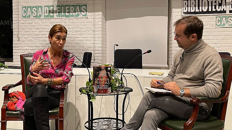 La silla de Galdós - Carmen Posadas y su novela 'La leyenda de la peregrina' - Escuchar ahora