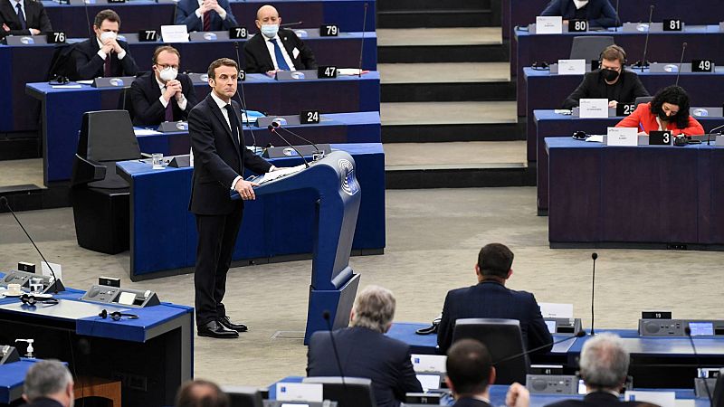 Cinco Continentes - Macron ante el Parlamento Europeo - Escuchar ahora