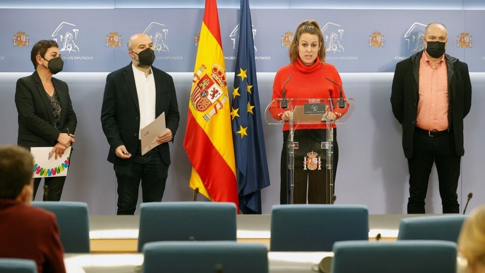 ERC, la CUP,  EH Bildu i el BNG presionen el Govern al Congrés