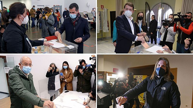 14 Horas Fin de semana - Los candidatos a presidir la Junta de Castilla y León depositan su voto y llaman a la participación - Escuchar ahora