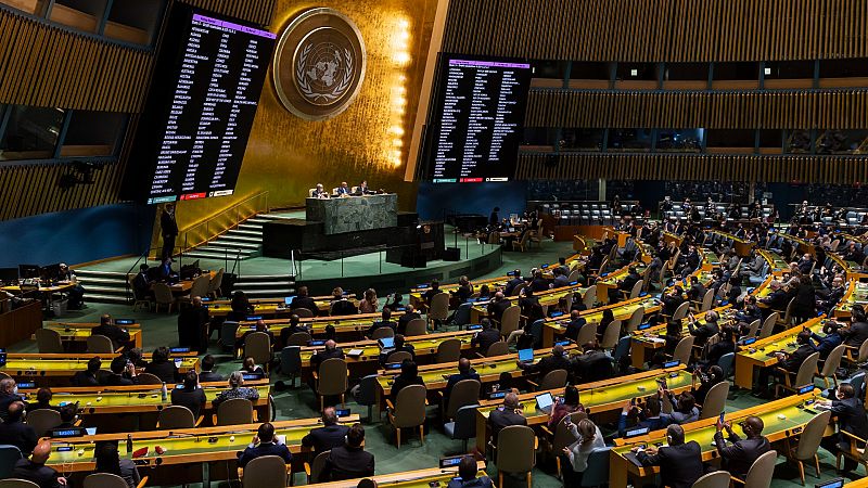 24 horas - La Asamblea General de la ONU condena la invasión de Ucrania por amplia mayoría - Escuchar ahora