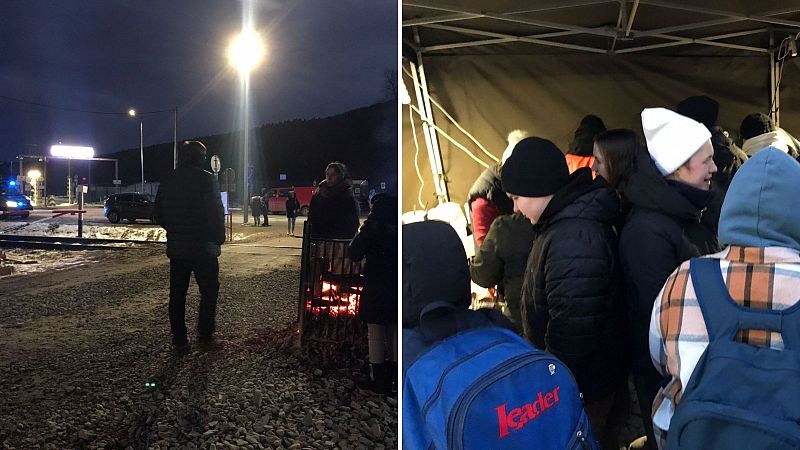 24 horas - RNE en la frontera | Salir de Ucrania tras dos semanas viviendo en un sótano - Escuchar ahora
