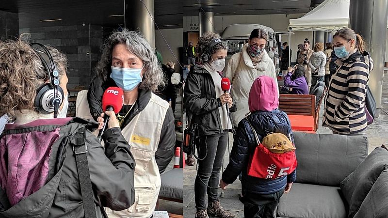 Más cerca - Tránsito continuo de refugiados en el centro de acogida - Escuchar ahora