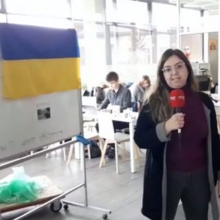 Los estudiantes ucranianos vuelven a las clases online