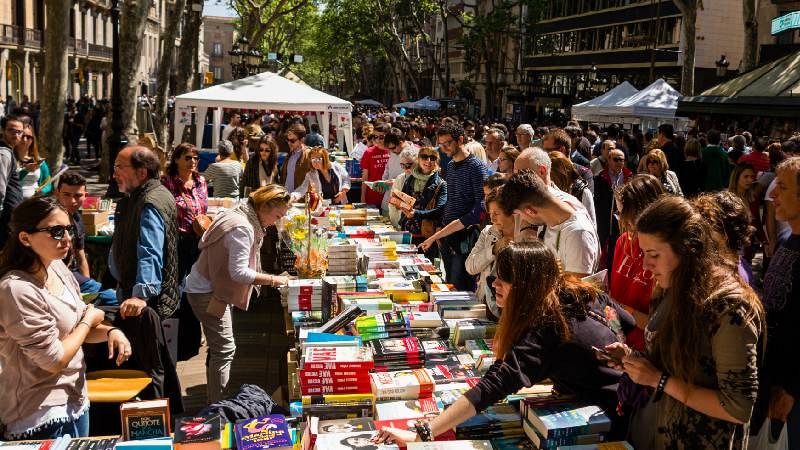 Un Sant Jordi prepandèmic