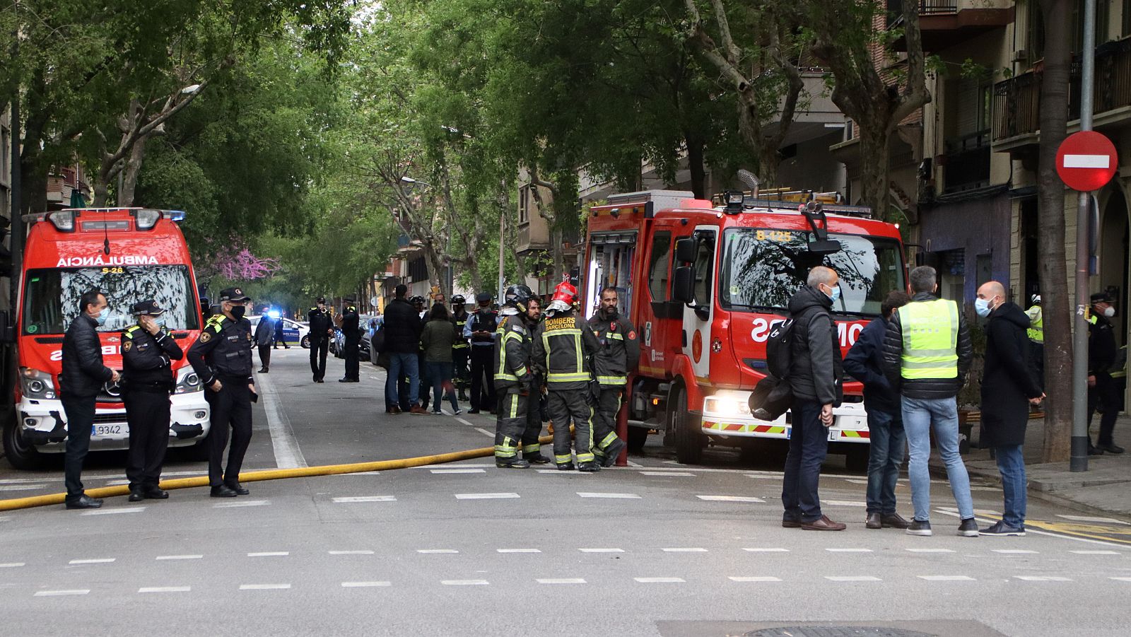 Queda sota custòdia policial la ferida greu a l'incendi del carrer València