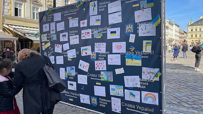 14 horas - Leópolis expone dibujos enviados por niños españoles - Escuchar ahora