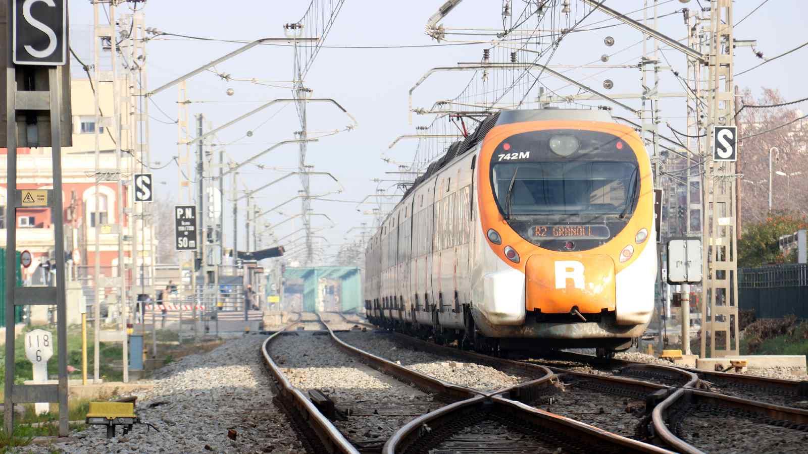 Primer dia laborable amb les obres de Rodalies