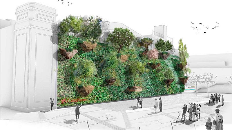 CaixaForum instal·larà a Barcelona un bosc vertical de 500 m² 