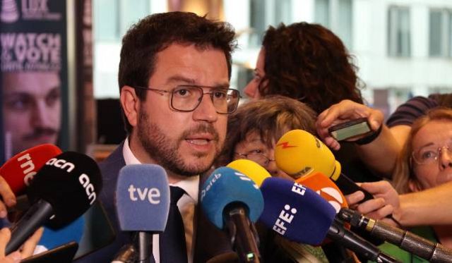Aragonès confia a trobar una resposta conjunta a la sentència del 25%