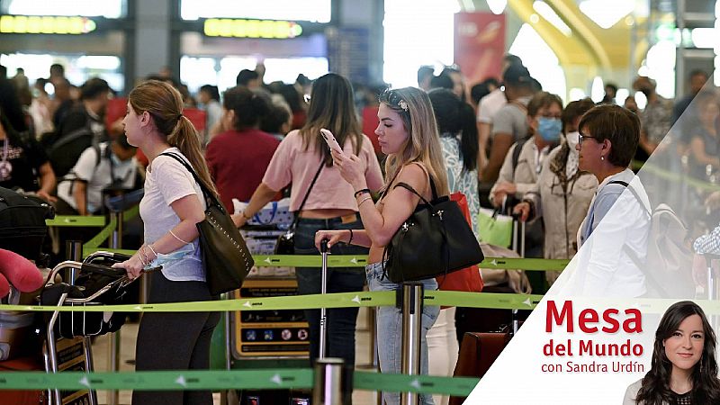 24 horas - Mesa del mundo: huelgas, bloqueos y retrasos en los aeropuertos europeos - Escuchar ahora