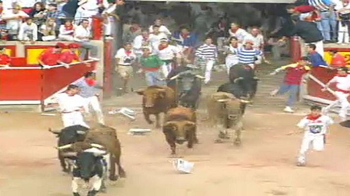 Joyas del Archivo Sonoro - San Fermín 1995, 13 de julio, el encierro de M. Peter Tassio - Escuchar ahora