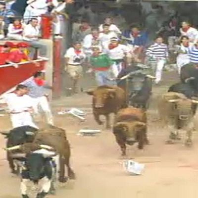 Joyas del Archivo Sonoro - San Fermín 1995, 13 de julio, el encierro de M. Peter Tassio - Escuchar ahora
