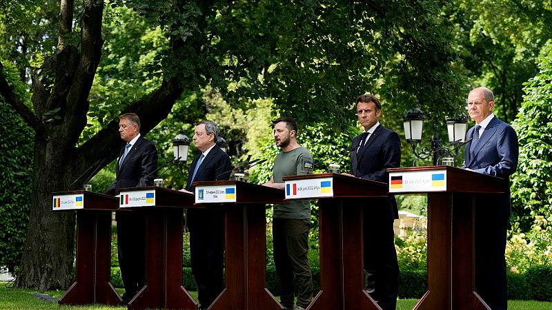Cinco Continentes - Macron, Scholz y Draghi en Ucrania - Escuchar ahora