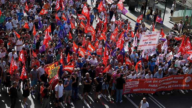 24 horas - Continúa la huelga del sector del metal en Cantabria - Escuchar ahora