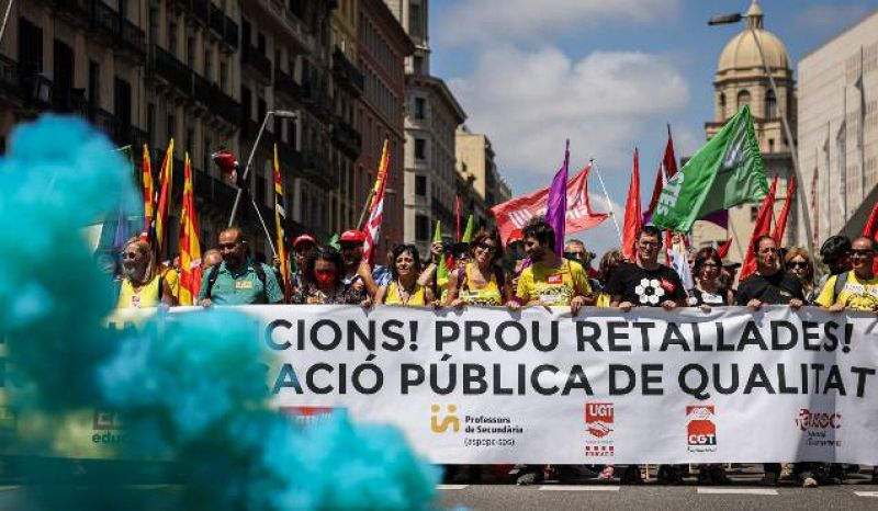 Els sindicats educatius convoquen vaga el 7 de setembre, primer dia de classe a Secundària, i el 28