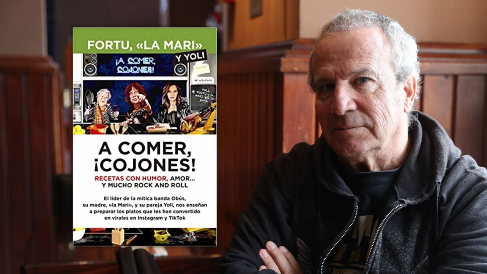 Tarde lo que tarde - 'A comer, ¡cojones!', el libro de recetas con rock and roll - Escuchar ahora