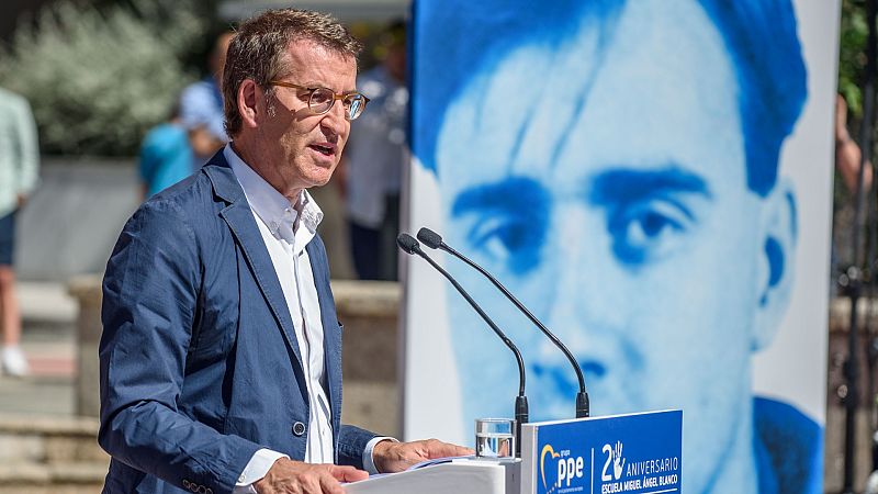 14 Horas Fin de Semana - Homenaje del PP a Miguel Ángel Blanco por el 25 aniversario de su secuestro y asesinato por ETA - Escuchar