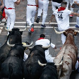 Sanfermines en RNE - Sanfermines 2022 - Séptimo encierro de los Sanfermines 2022 - Escuchar ahora