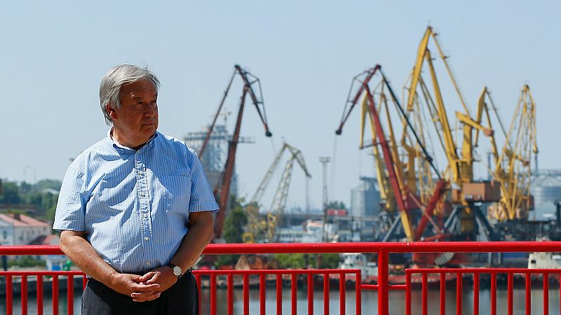 Cinco continentes - Antonio Guterres visita Odesa - Escuchar ahora